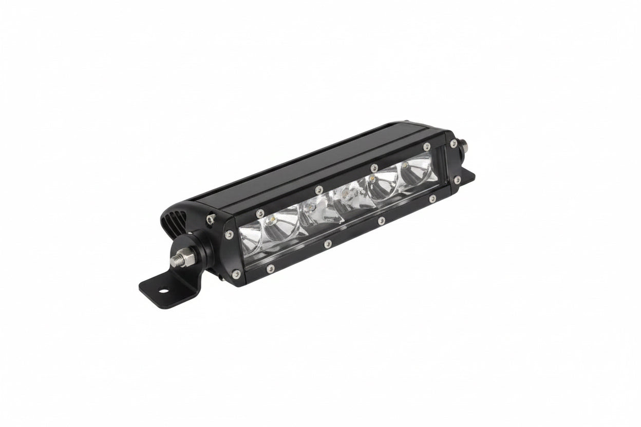 Ram Parts USA 6" Single Row LED Light Bar – Flood & Spot Combo (SKU 3-106)