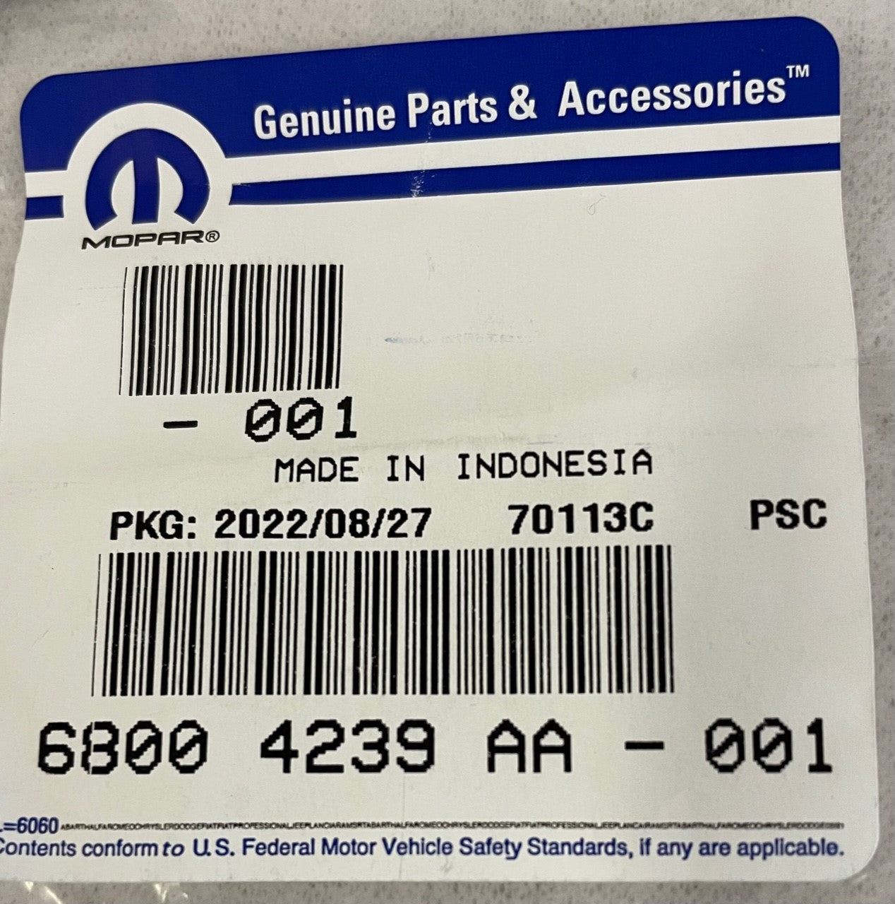 3rd / 4th Gen Ram (07-21) Probe, A/C (68004239AA)