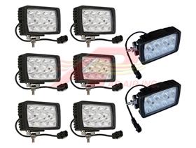 8 LED Flood Beam Light - Case/IH MX & Magnum Tractors Update Kit